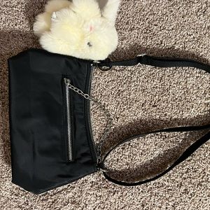 Wild fable chain purse in black